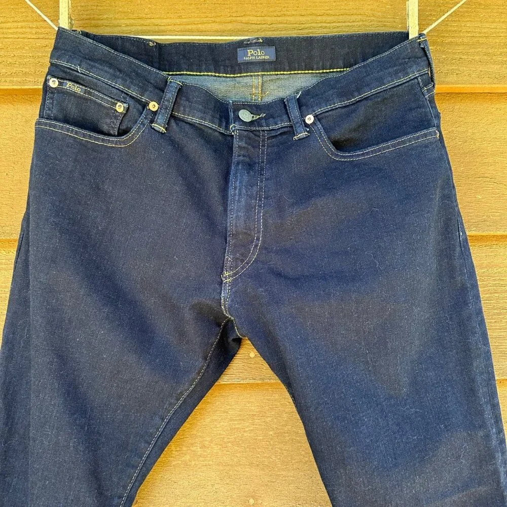 Polo Ralph Lauren Original Quality Straight Leg Dark Blue Men’s Jeans Size 34